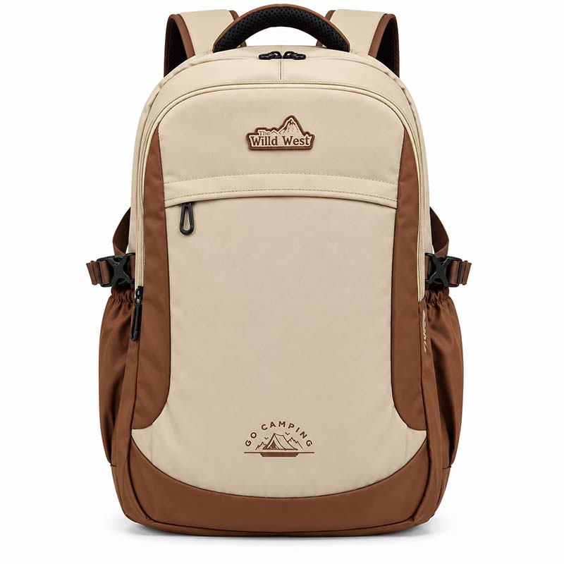 Wild West Lightweight Waterproof Backpack (Beige)