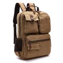 XAFITI Vintage Canvas Fabric Backpack (Khaki)