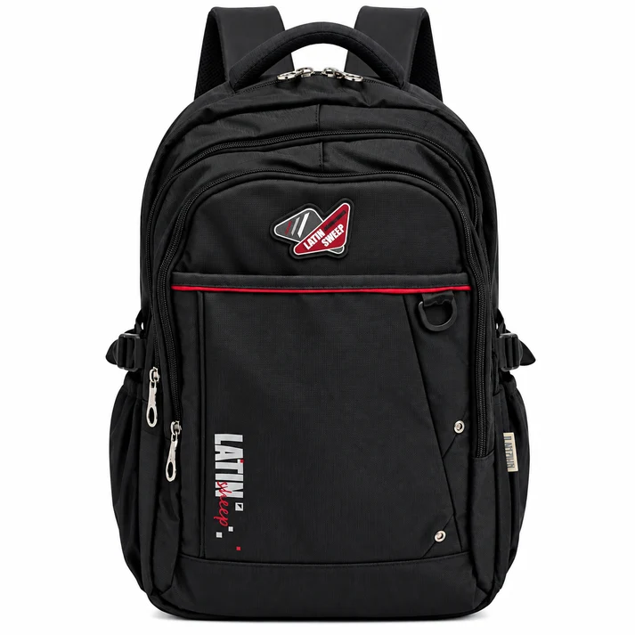 LATIN SHEEP Modern Casual Classic Backpack (Black)