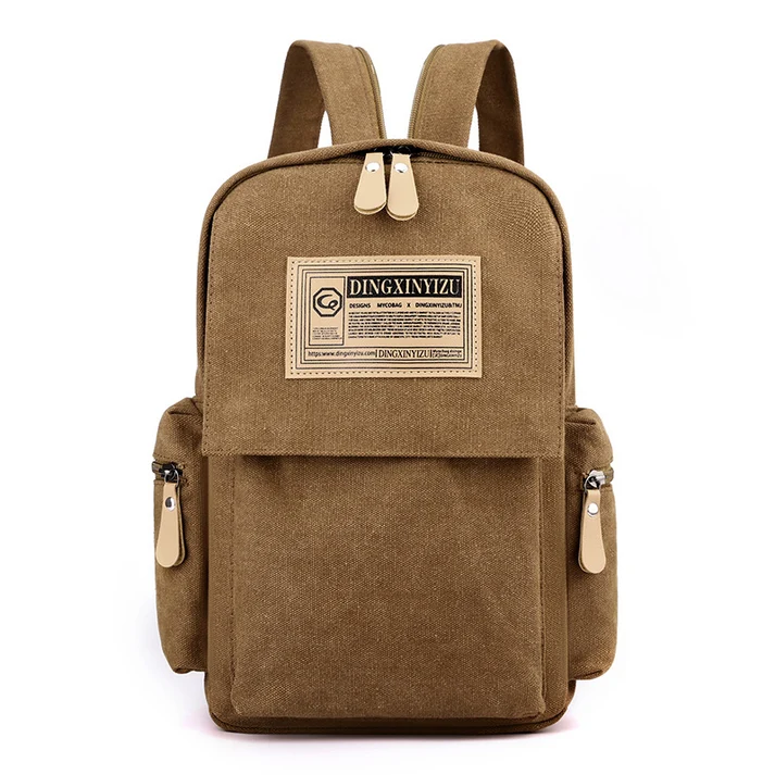 DINGXINYIZU 2-in-1 Functional Crossbody Mini Backpack (Brown)
