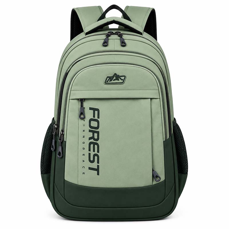 Forest Light Weight Multi-Pocket Backpack (Light Green)