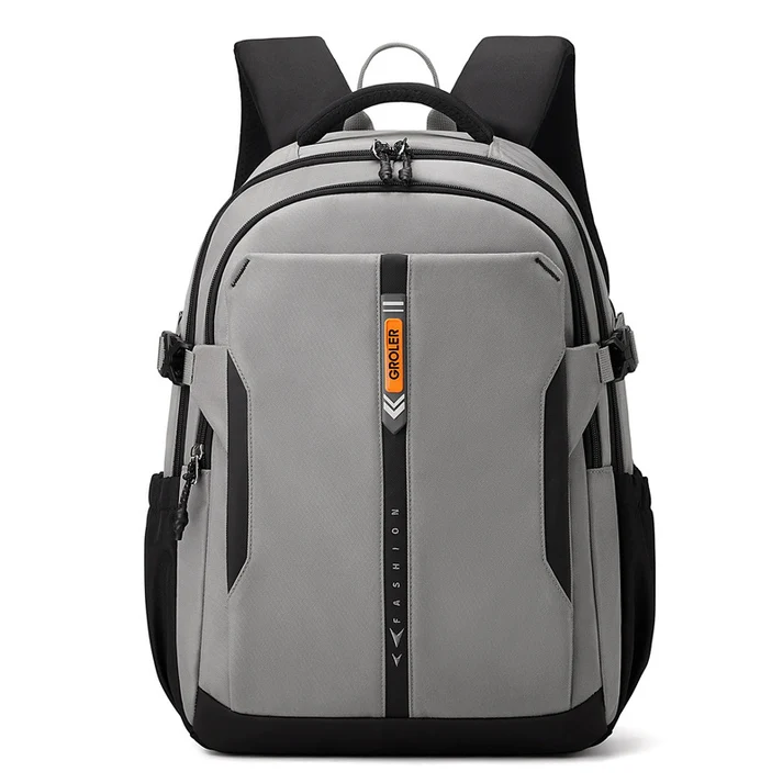 GROLER Fashion Multi-Chamber Premium Backpack (Grey)