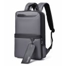 Premium Urban Slim Sleek Minimalist Backpack (Grey)