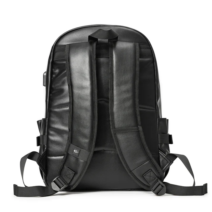 Premium Urban Leather Luxury Style Backpack - Image 6